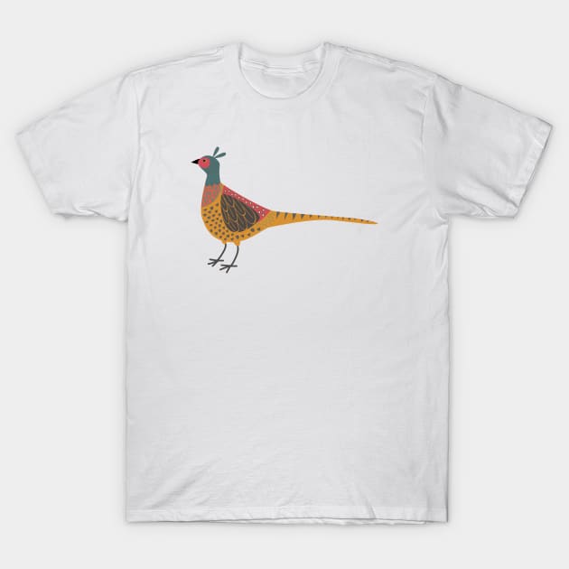 A Very Pleasant Pheasant T-Shirt by NicSquirrell